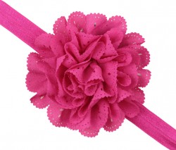   Exquisite Deep Pink headband for Toddlers in India with Designer Flower