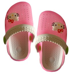  Light Pink Kids kitty theme Clog