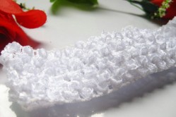 Divine White Crochet Hair Accessory for Girls in India