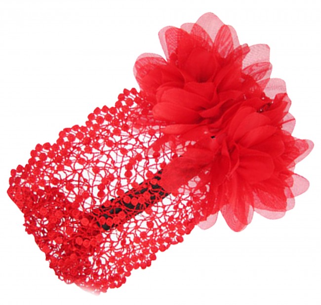 red headband for baby girl