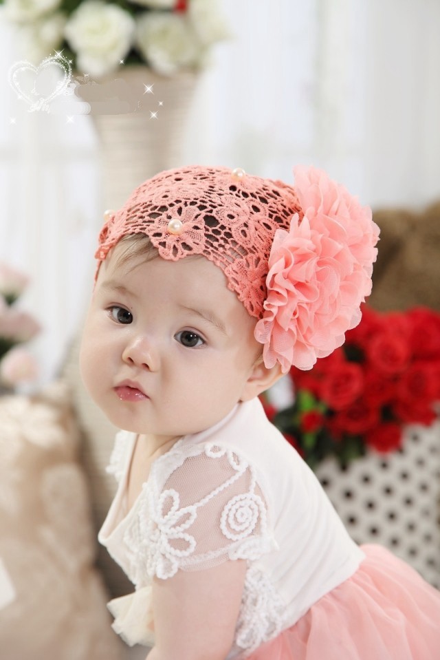 crochet headband for baby girl
