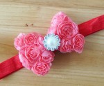  Attractive Fashionable Red headbands for Girls with Flower Bow