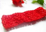  Simply Smart Red Crochet Hair Accessory for Princess Girl