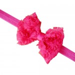  Cute Baby Pink Headbands for Girls with Bow Flower Arrangement