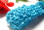  Designer Sky Blue Crochet Headband for Baby Girls in India