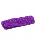  Crochet Knitted soft Elastic NewBorn BabyGirl Dark Purple Headband 