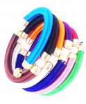 Multi Colored Spiral Kada Bangle Bracelet