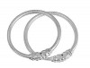 Stylish Silver plated AkinosKIDS Set Of 2 newborn Bangle